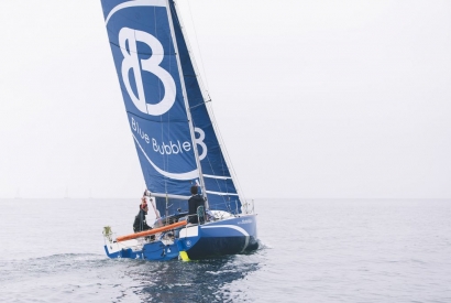 The magnificence of the Blue Bubble Boat!